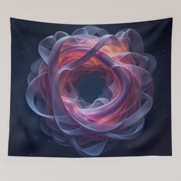 Item preview, Abstract Cosmic Ribbon Ring. designed and sold by fbtrisha.