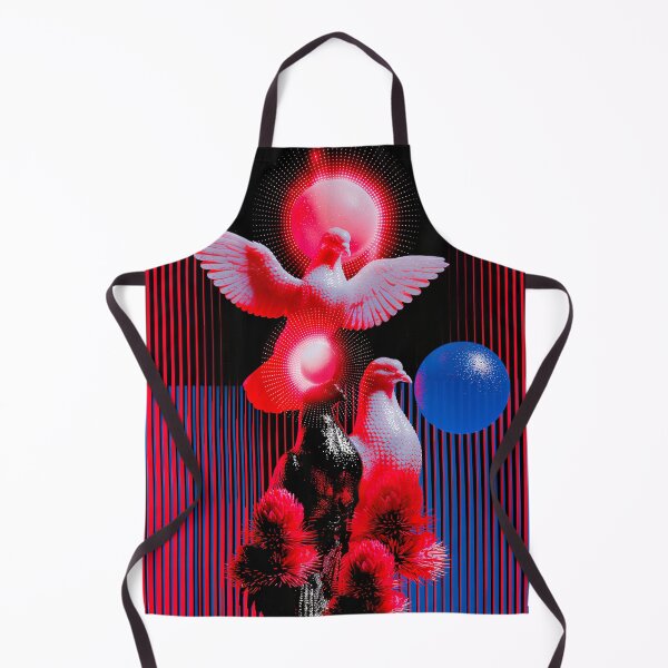 Item preview, Surreal Pigeon Trinity With Cosmic Orbs designed and sold by bubblegoth.