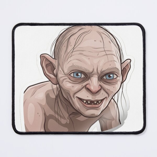 Item preview, Gollum Fantasy Illustration Vinyl Sticker - Lord of the Rings Fan Art designed and sold by Sidra digital art 8277237.