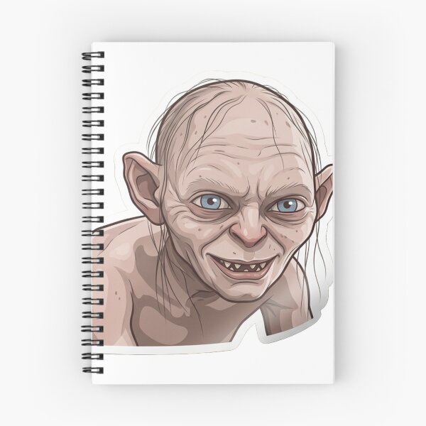 Item preview, Gollum Fantasy Illustration Vinyl Sticker - Lord of the Rings Fan Art designed and sold by Sidra digital art 8277237.