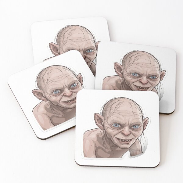 Item preview, Gollum Fantasy Illustration Vinyl Sticker - Lord of the Rings Fan Art designed and sold by Sidra digital art 8277237.