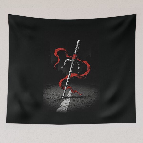 Item preview, Sai Weapon Street Art - Ninja Blade Urban Design designed and sold by Rogue507.