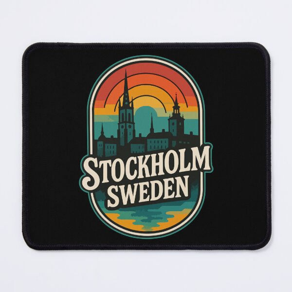 Item preview, Stockholm Capital Sweden Travel designed and sold by TomFrontierArt.
