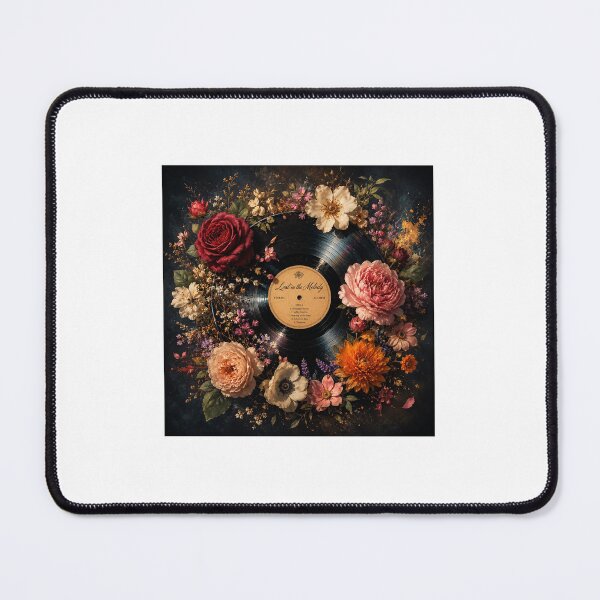 Item preview, Vintage Vinyl Record Floral Melody Aesthetic designed and sold by YogiCodeLab.