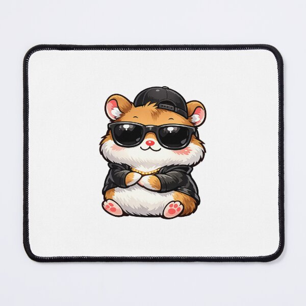 Item preview, Cool Hamster with Sunglasses and Hat designed and sold by odkocreative.