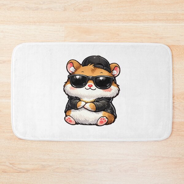 Item preview, Cool Hamster with Sunglasses and Hat designed and sold by odkocreative.