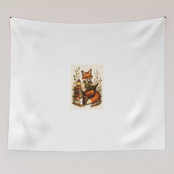 Item preview, Fox of the Hidden Library designed and sold by Nadie2000.