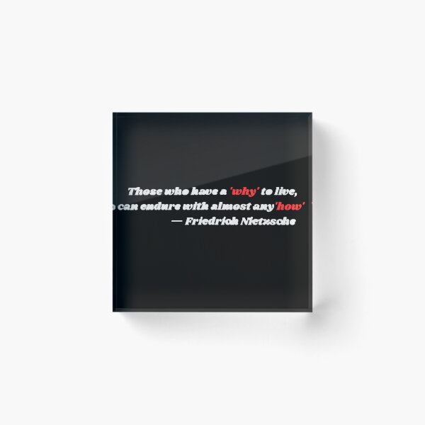 Item preview, Copy of Those who have a 'why' to live,can endure with almost any 'how'.— Friedrich Nietzsche designed and sold by peter-4.