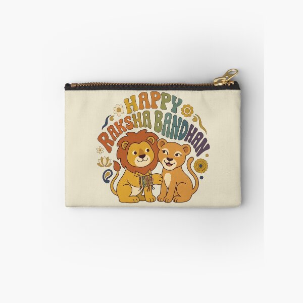 Item preview, Cute Lion & Lioness Raksha Bandhan 70s  designed and sold by dreephic22.