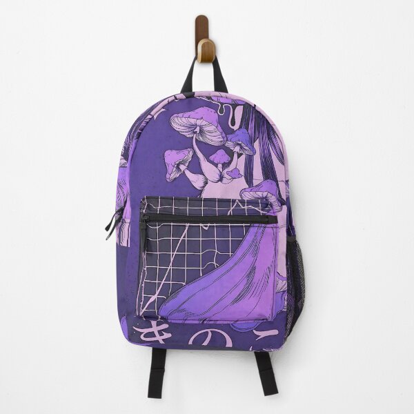 Item preview, Sad anime mushroom girl purple lo-fi aesthetic designed and sold by yakima-deona.