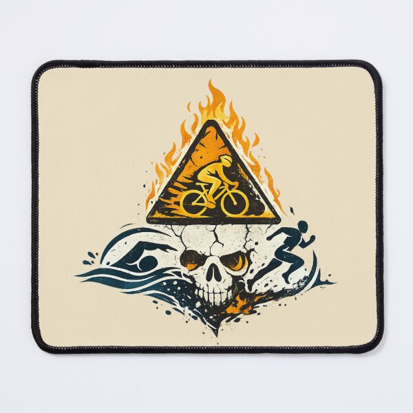 Item preview, Swim Bike Run Triathlon Heartbeat Gift designed and sold by Corvoria.