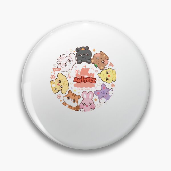 Item preview, Ateez Aniteez Mascot Graphic Tee, Cute Kpop Chibi Members Shirt, Ateez Fan Gift, Comfort Colors Shirt designed and sold by BerryHand.