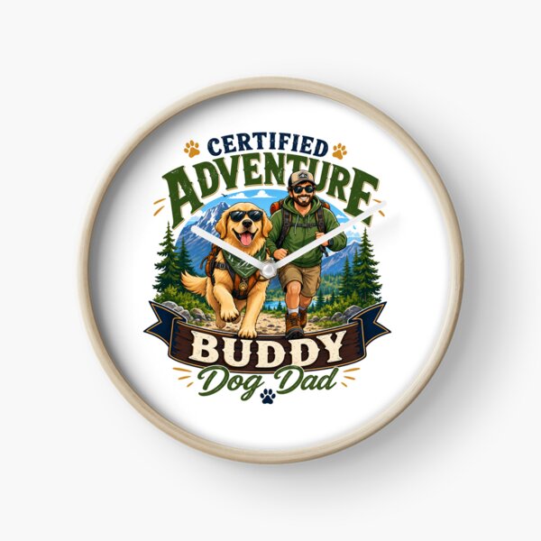 Item preview, Certified Adventure Buddy Golden Retriever Dog Dad T-Shirt designed and sold by Ashley critters.