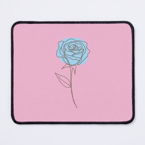Item preview, Elegant Single Rose Line Art Illustration designed and sold by sylphgrateess.