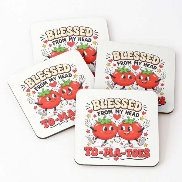 Item preview, Blessed From My Head To Ma Toes Cute Tomatoes Pun designed and sold by JiscoRomanela.