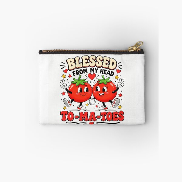 Item preview, Blessed From My Head To Ma Toes Cute Tomatoes Pun designed and sold by JiscoRomanela.