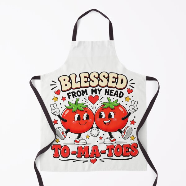 Item preview, Blessed From My Head To Ma Toes Cute Tomatoes Pun designed and sold by JiscoRomanela.