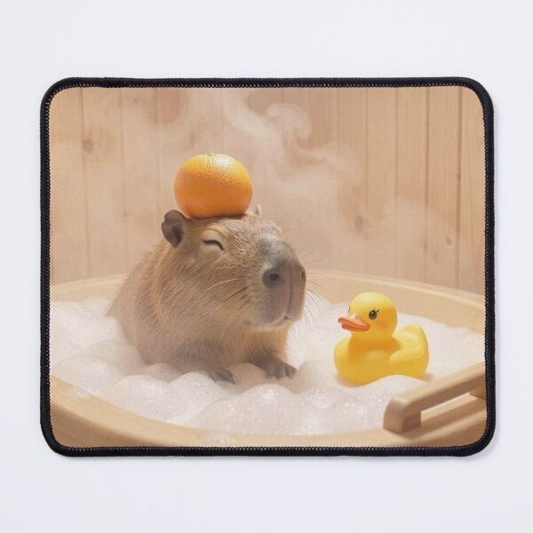 Item preview, Capybara Bath designed and sold by BeeTheArtCo.