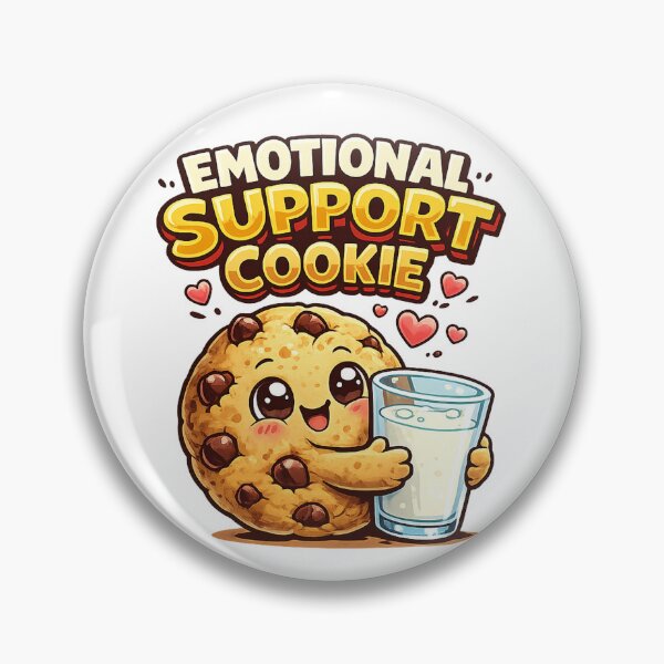 Item preview, Emotional Support Cookie Cute Funny Cookie designed and sold by wizooo411.