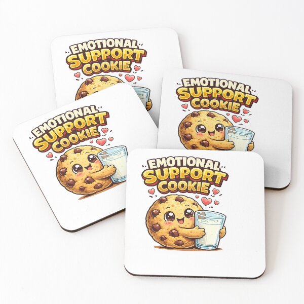 Item preview, Emotional Support Cookie Cute Funny Cookie designed and sold by wizooo411.
