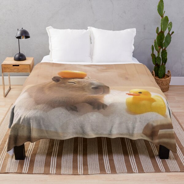 Item preview, Capybara Bath designed and sold by BeeTheArtCo.