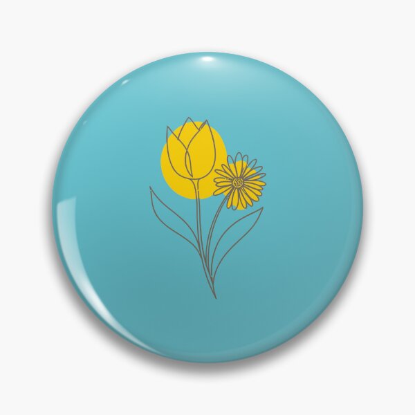 Item preview, Minimalist Tulip and Daisy Floral Line Art designed and sold by sylphgrateess.