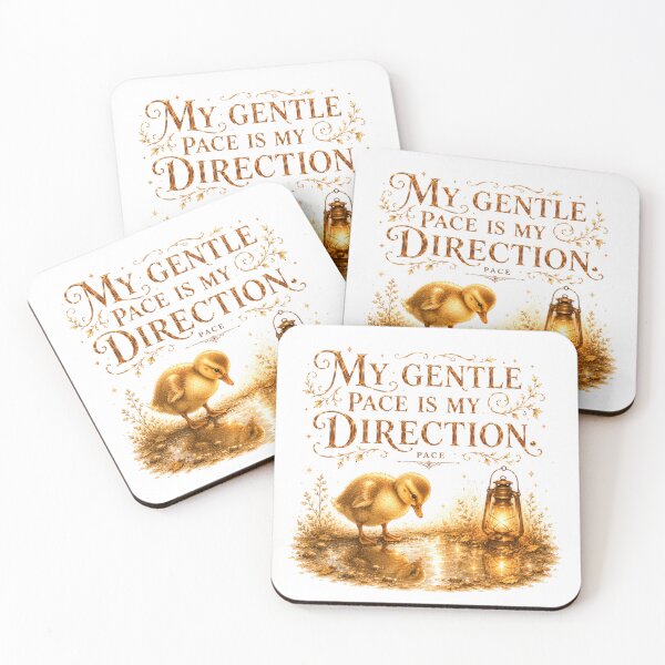 Item preview, My Gentle Pace Is My Direction Vintage Duckling Self Care designed and sold by AQUILAKREO.