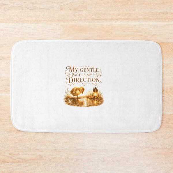 Item preview, My Gentle Pace Is My Direction Vintage Duckling Self Care designed and sold by AQUILAKREO.