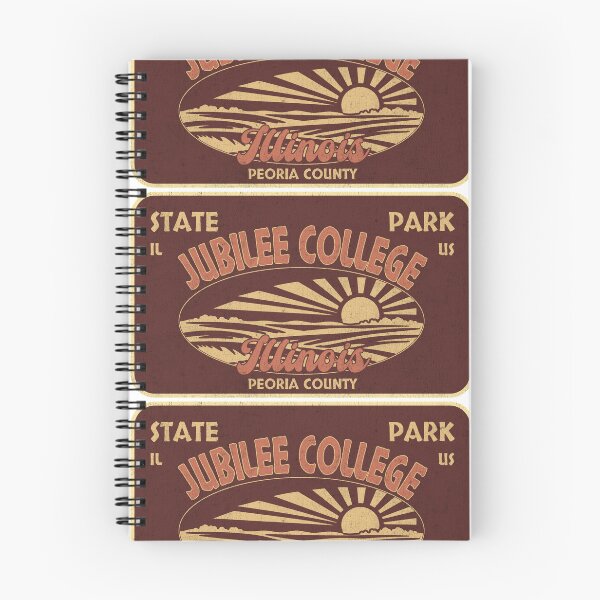 Item preview, Jubilee College State Park, Peoria County, Illinois, badge design designed and sold by Wanderful-roads.