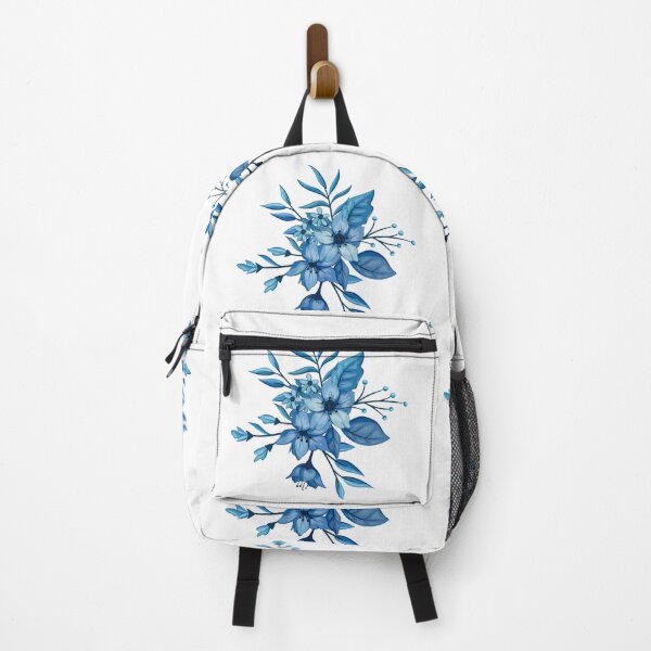 Item preview, Blue Botanical Flower Bouquet Pattern designed and sold by Jyoti Digital Artist.