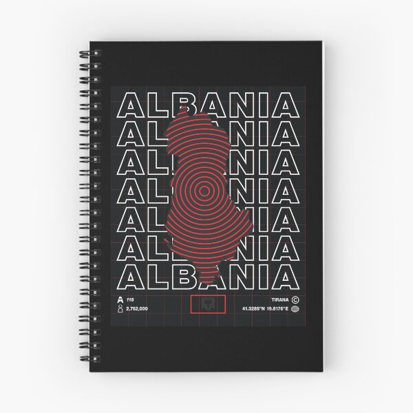 Item preview, Albania Minimal Map designed and sold by Atlas-Array.