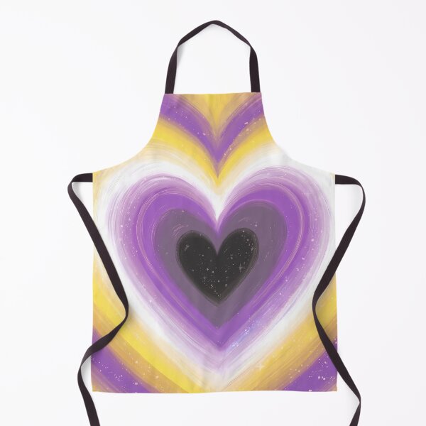 Item preview, Non Binary Pride Heart – Dreamy Aura Pride Heart Aesthetic designed and sold by Cannaxes Studio.