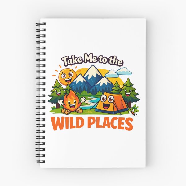 Item preview, Take Me to the Wild Places Funny Camping Design designed and sold by GabeMountainArt.