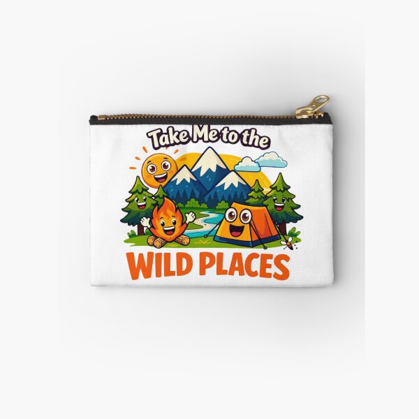Item preview, Take Me to the Wild Places Funny Camping Design designed and sold by GabeMountainArt.