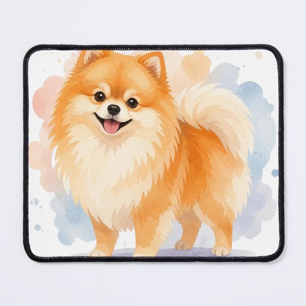 Item preview, Pomeranian Spitz Watercolor Portrait designed and sold by MTDesignLab.