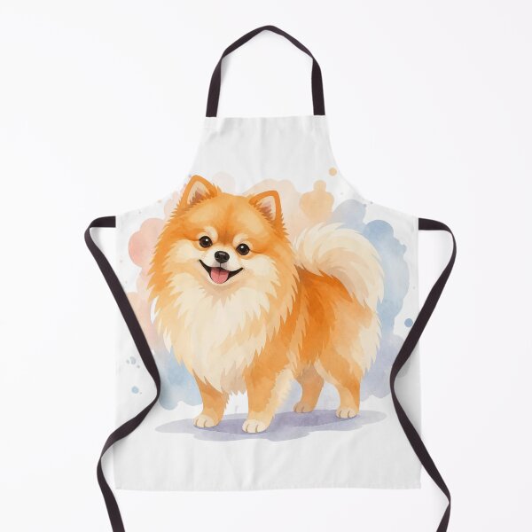 Item preview, Pomeranian Spitz Watercolor Portrait designed and sold by MTDesignLab.