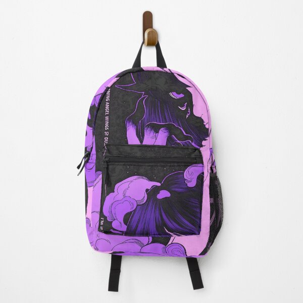 Item preview, Dark anime girl purple smoke dark hands aesthetic designed and sold by yakima-deona.