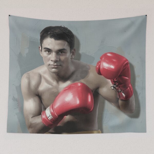 Item preview, Roberto Manos De Piedra Duran boxing legends designed and sold by MoodiArtist.