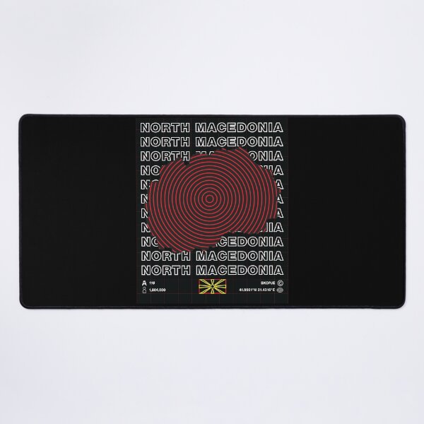 Item preview, North Macedonia Minimal Map designed and sold by Atlas-Array.