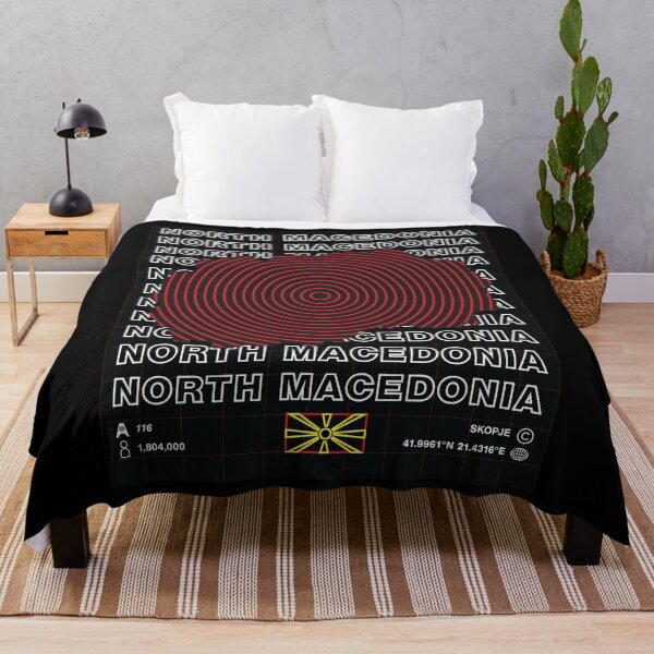 Item preview, North Macedonia Minimal Map designed and sold by Atlas-Array.