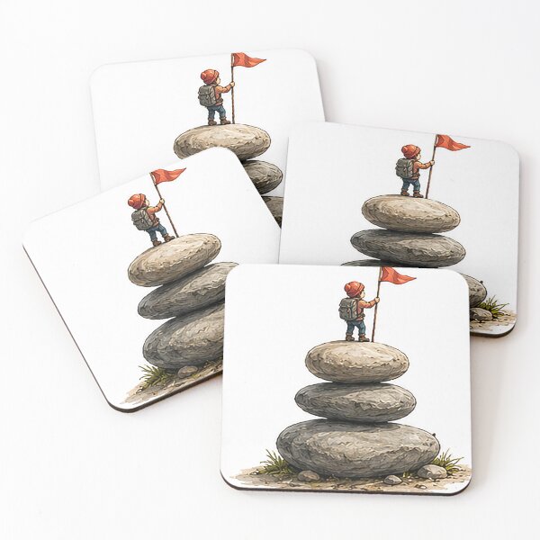 Item preview, Tiny Explorer Reaches the Stone Summit designed and sold by Sara-Ai.