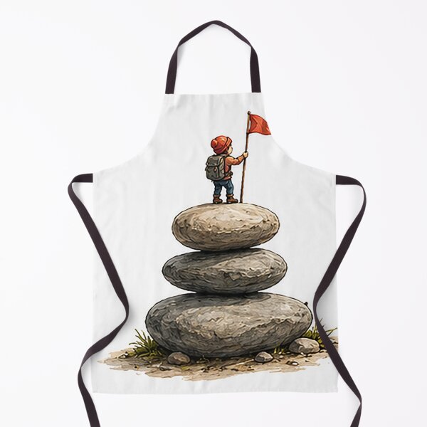 Item preview, Tiny Explorer Reaches the Stone Summit designed and sold by Sara-Ai.