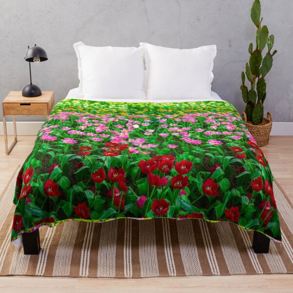 Item preview, Colorful Tulip Field After Rain designed and sold by Jomsunshine.