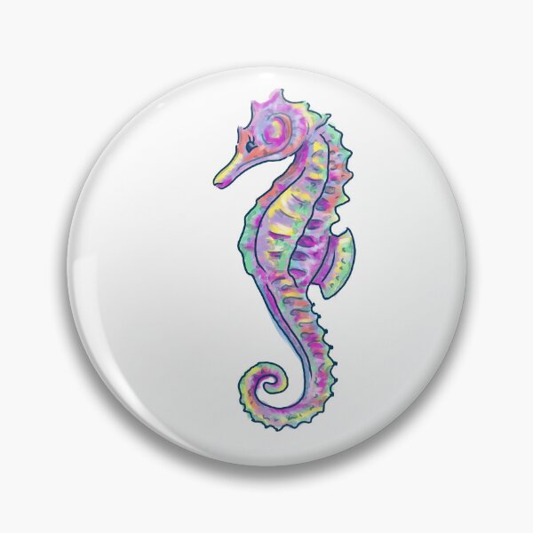Item preview, Sea Horse, Vibrant watercolour, Animal Collection, Under the Sea designed and sold by DoodlingMissy.