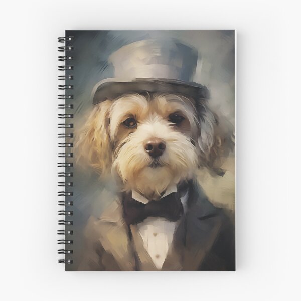 Item preview, Impressionist Cockapoo in a Top Hat designed and sold by AniDragonfly.