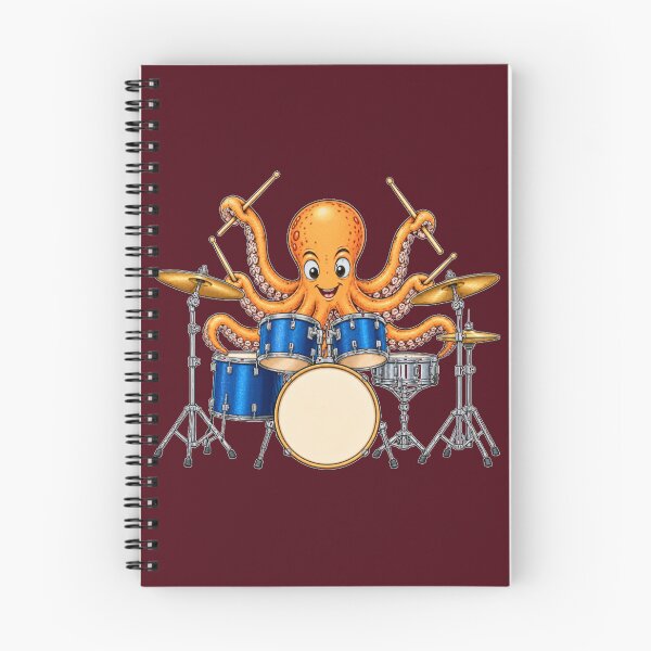 Item preview, Octopus Drummer Funny Ocean Animal Playing Drums Music Lover designed and sold by Evelashop.
