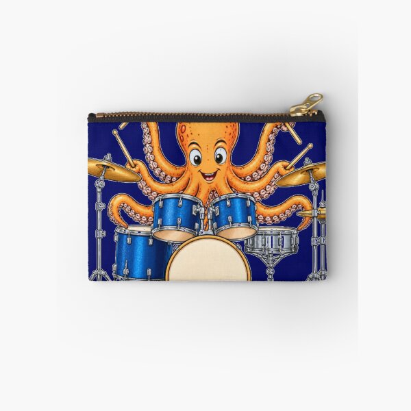 Item preview, Octopus Drummer Funny Ocean Animal Playing Drums Music Lover designed and sold by Evelashop.