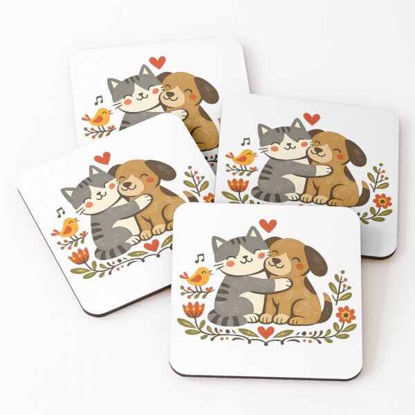 Item preview, Paws of Friendship: A Hug That Says Everything designed and sold by Santuário da Bicharada.