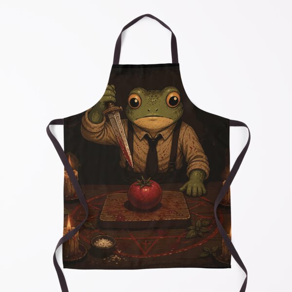 Item preview, Ritual Tomato Frog Sticker – Dark Gardening Horror | Eldritch Kitchen Comedy designed and sold by SimplePoDesign.