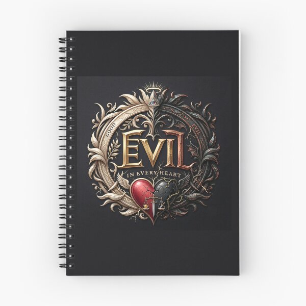 Item preview, Evil In Every Heart Emblems designed and sold by Voodoo Store Paranormal Collections.